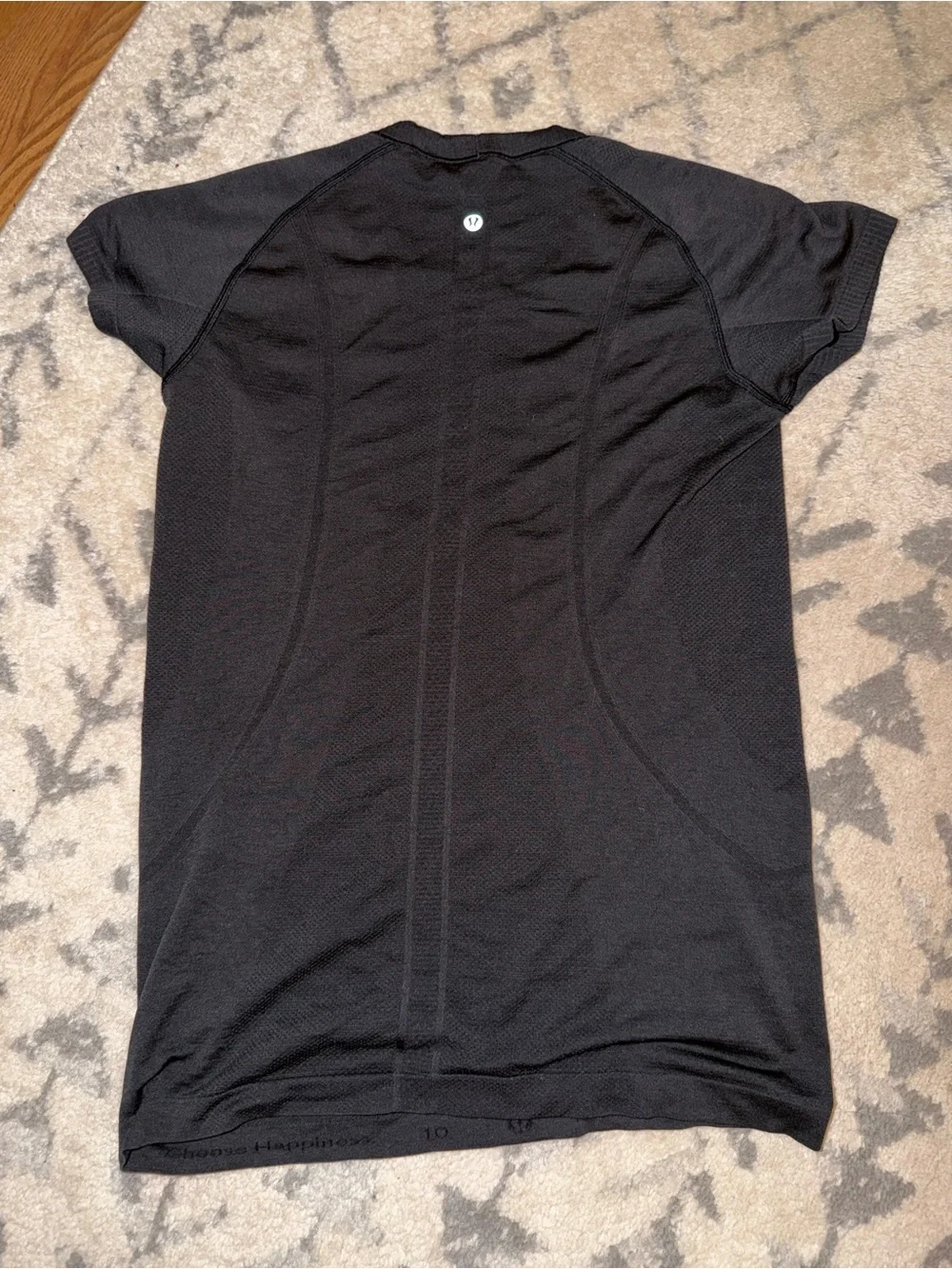 Lululemon Swiftly Tech Short Sleeve Crew Black / Black